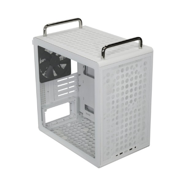 Cooler Master Qube 340 White M-ATX Mini-Tower Cabinet