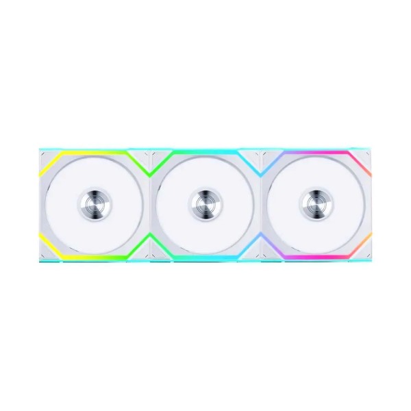Lian-Li Uni Fan SL120 Reverse Wireless White ARGB 120mm 3-Fan kit Cabinet Fans (White)