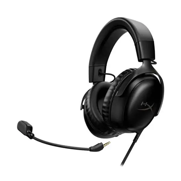 HyperX Cloud III Wired Gaming Headset With 53mm Sound Driver (Black)