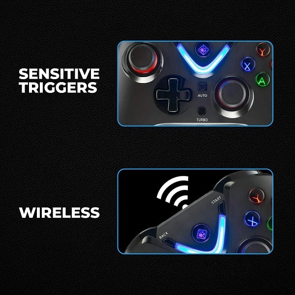 Cosmic Byte Ares Wireless Gamepad for PC (Black)