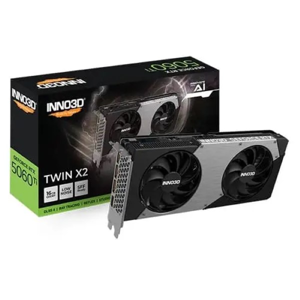 INNO3D GeForce RTX 5060Ti Twin X2 16GB GDDR7 Graphics Card