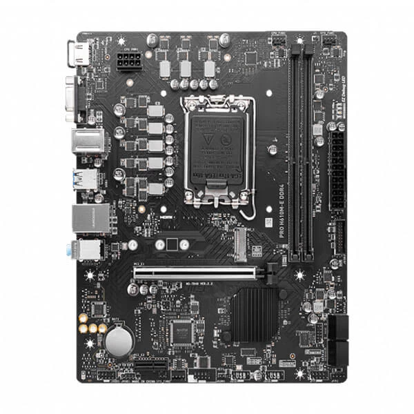 MSI Pro H610M-E DDR4 Intel 12th Gen LGA1700 M-ATX Motherboard
