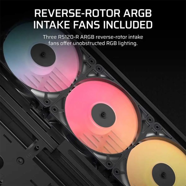 Corsair Frame 4500X RS-R ARGB Panoramic Glass Mid-Tower E-ATX Cabinet Black