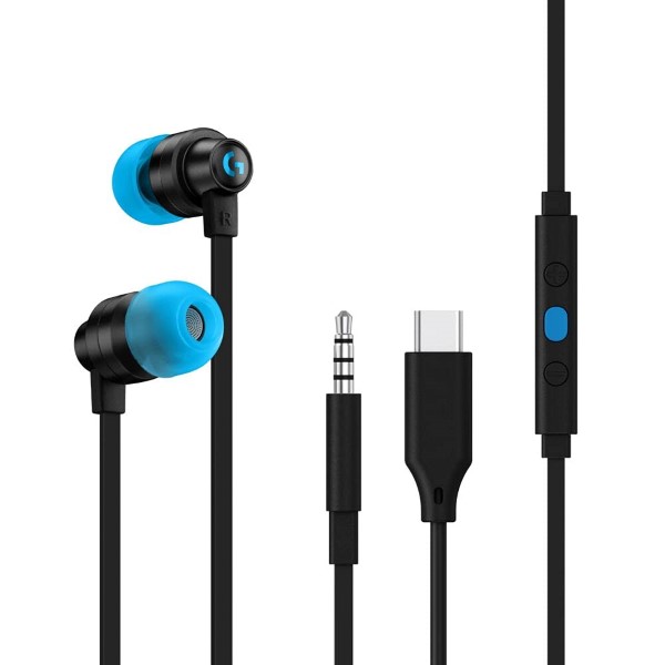 Logitech G333 Gaming Earphone Black