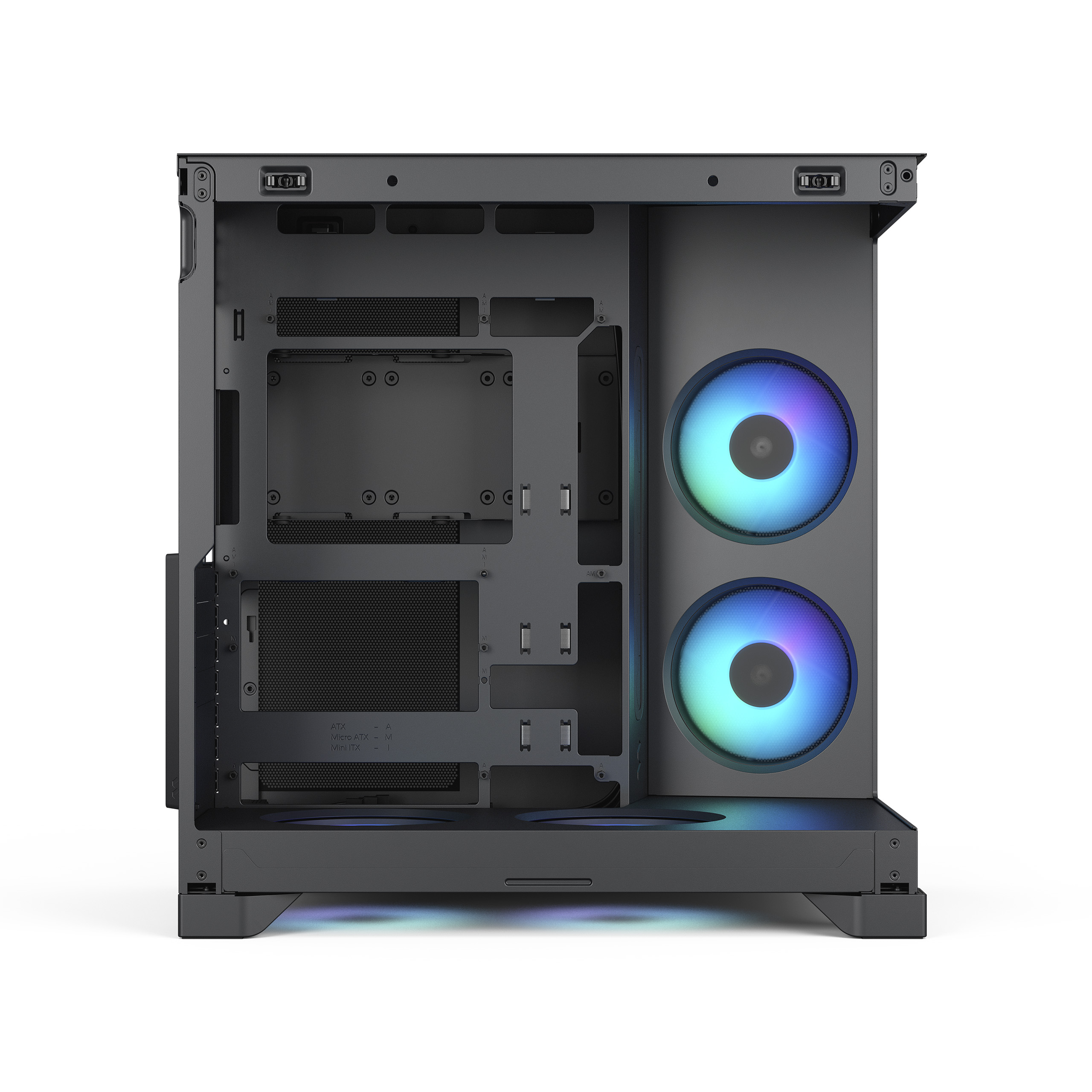 Fractal Design POP 2 Vision Black RGB Tempered Glass Panel E-Atx Mid Tower Cabinet