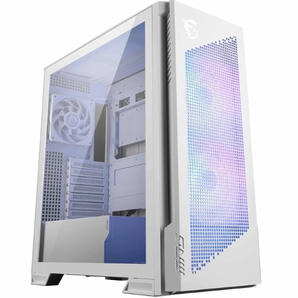 MSI MPG Velox 300R Airflow PZ White ATX Mid-Tower Cabinet (White)