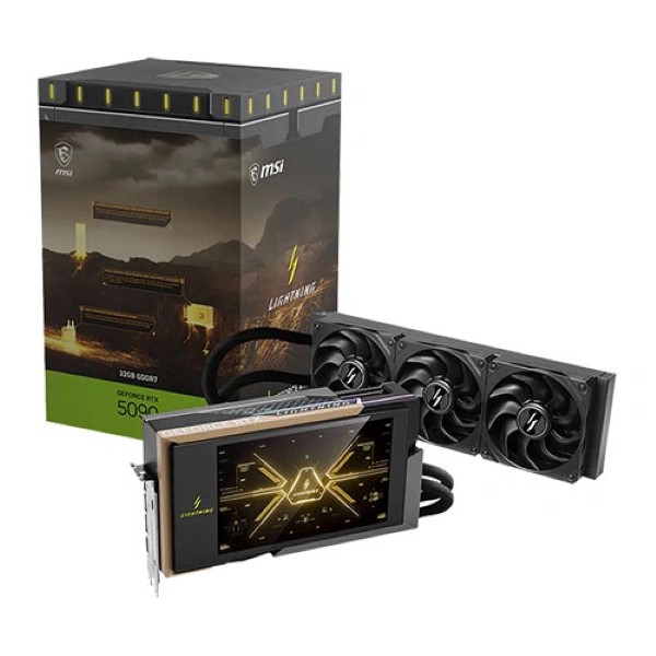 MSI RTX 5090 Lightning Z 32GB GDDR7 Graphics Card with Liquid Cooling