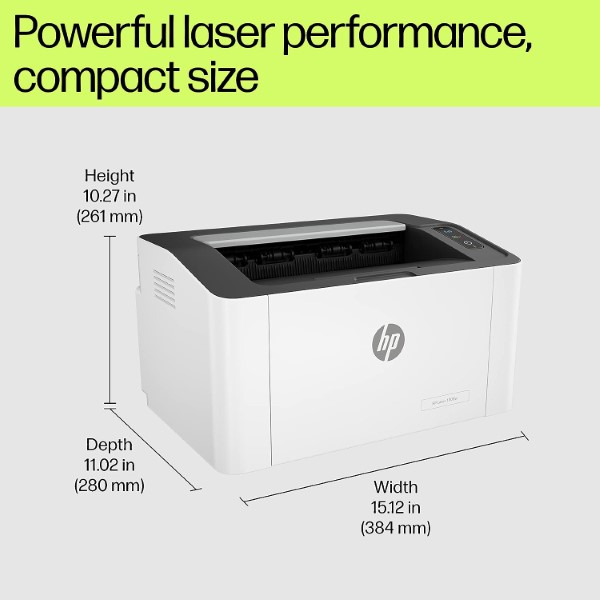 HP Laser 1008w Single Function Monochrome WiFi Printer
