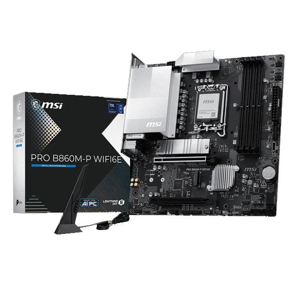 MSI B860M-P Wifi 6E DDR5 Intel LGA 1851 M-ATX Motherboard