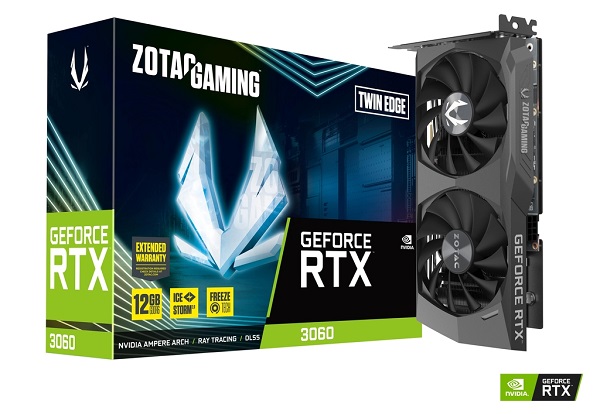 Zotac RTX 3060 12GB [ZT-A30600E-10M] (gaming twin edge)