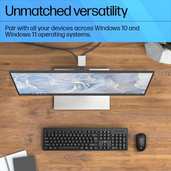HP KM200 Wireless Keyboard and Mouse Combo