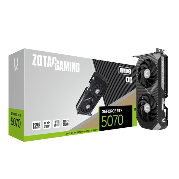 Zotac Gaming GeForce RTX 5070 Twin Edge OC 12GB GDDR7 Graphics Card