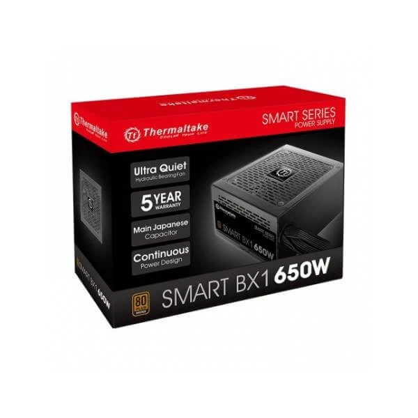 Thermaltake Smart BX1 650 Watt 80 Plus Bronze Certified Power Supply