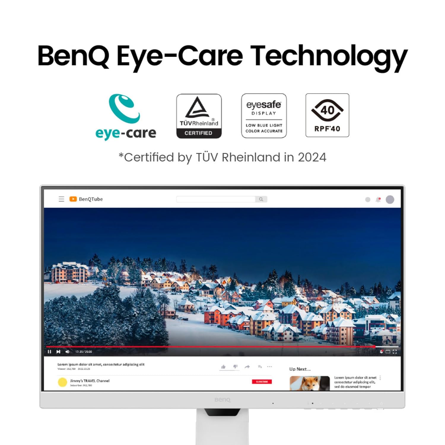 BenQ GW2486TC 24 Inch FHD 100Hz 5ms IPS Panel Monitor With Speakers