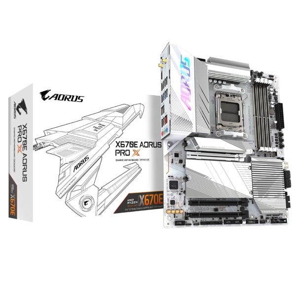 Gigabyte X670E Aorus Pro X AMD AM5 DDR5 ATX Motherboard