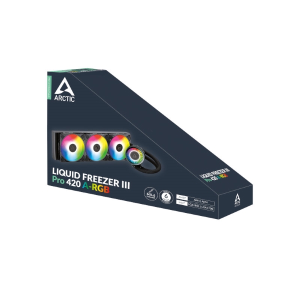Arctic Liquid Freezer III Pro 420 ARGB AIO CPU Liquid Cooler (Black)