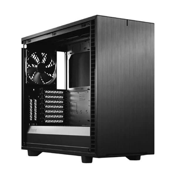Fractal Design Define 7 Black Solid Mid-Tower ATX Cabinet Up Mesh with Side Glass Panel