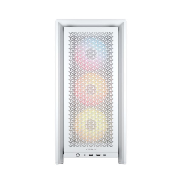 Corsair Frame 4000D RS ARGB White Modular Mid-Tower ATX Gaming cabinet