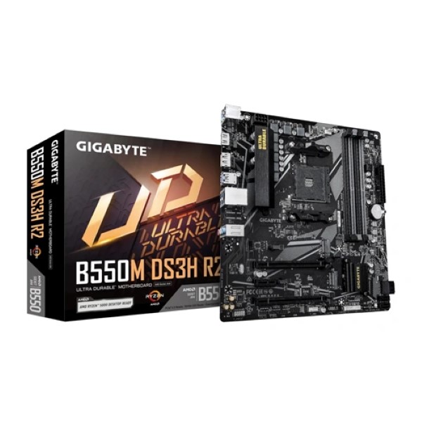 Gigabyte B550M Ds3H R2 AMD AM4 Ddr4 M-Atx Motherboard