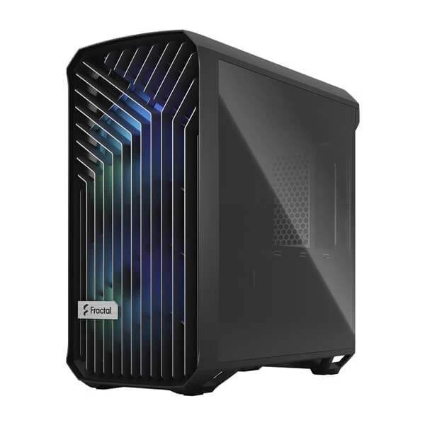 Fractal Design Torrent Compact RGB Black TG Light Tint Mid-Tower ATX Cabinet with Front Mesh & Side Glass Panel