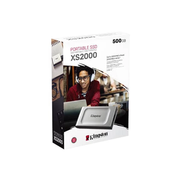 Kingston SXS2000 500GB Portable External SSD
