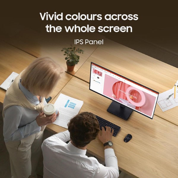 Samsung LS24D300GAWXXL 24-Inch FHD 100hz 5ms IPS Panel Monitor