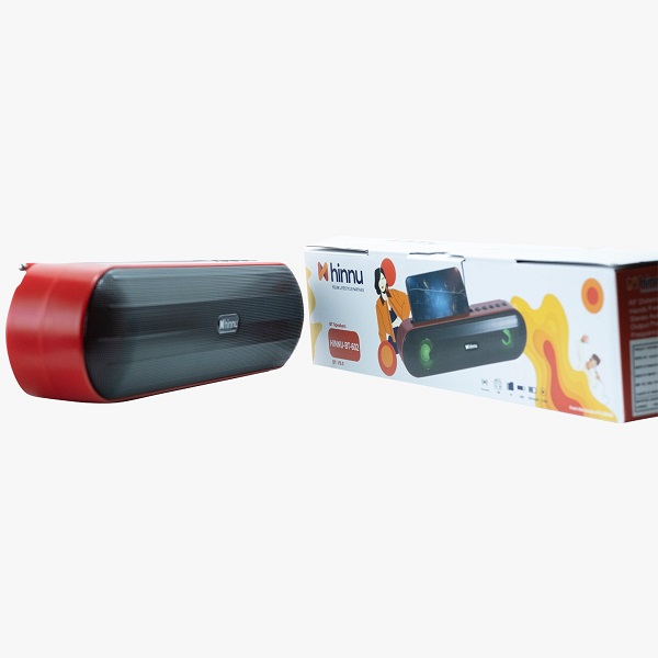 Hinnu HN-BT-602 portable Bluetooth speaker with mobile phone holder.