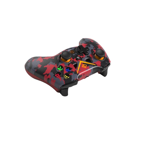 Cosmic Byte C3070W Nebula 2.4G Wireless Gamepad for PC/PS3 with Support for Windows XP/7/8/10 (Camo Red)