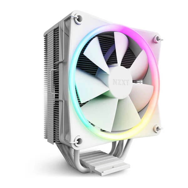 NZXT T120 RGB CPU Air Cooler with 120mm PWM Fan (White)