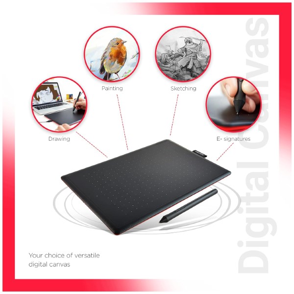 Wacom CTL-472/K0-CX Digital Drawing Graphics Pen Tablet