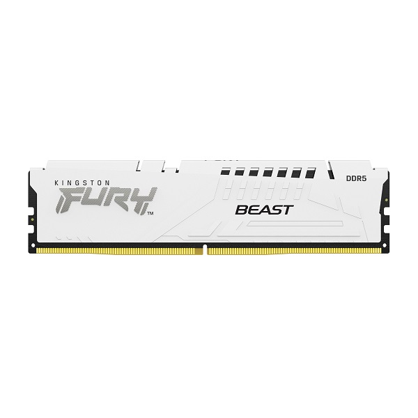 Kingston Fury Beast 16GB 5200MHz White DDR5 Desktop Memory (KF552C40BW-16)