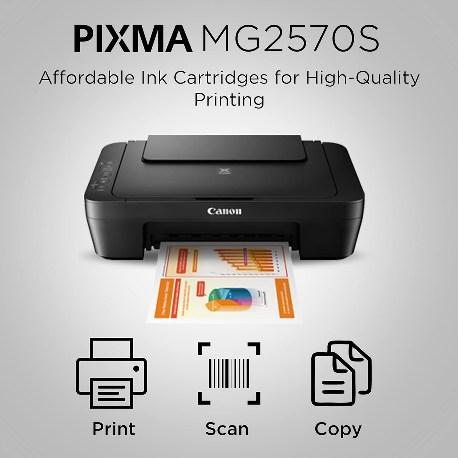 Canon MG2570S All In One Inkjet Wireless Colour Printer