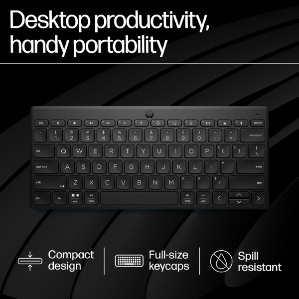 HP 350 Compact Multi-Device Bluetooth Wireless Keyboard