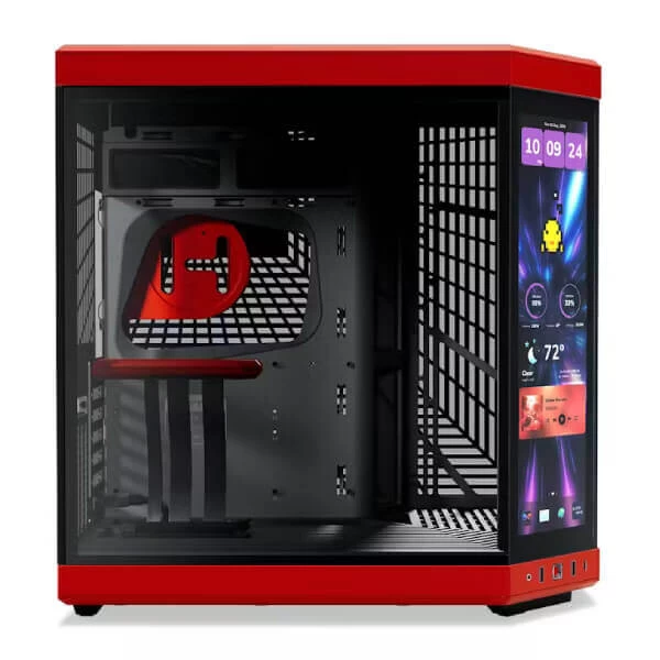 Hyte Y70 Touch Infinite Cherry Mid-Tower E-ATX Cabinet (Cherry/Black)