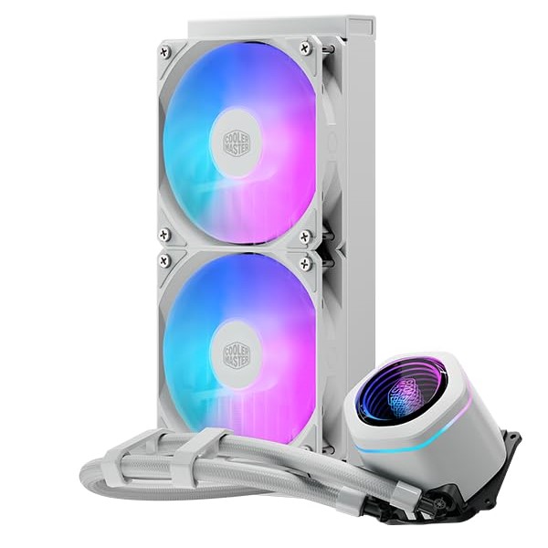 Cooler master Master Liquid Core NEX 240 ARGB CPU Liquid Cooler White