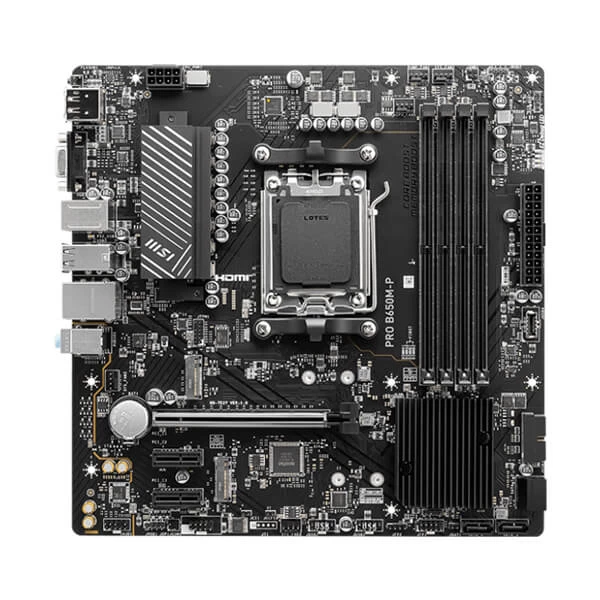 MSI pro B650M-P DDR5 AMD AM5 M-ATX Motherboard