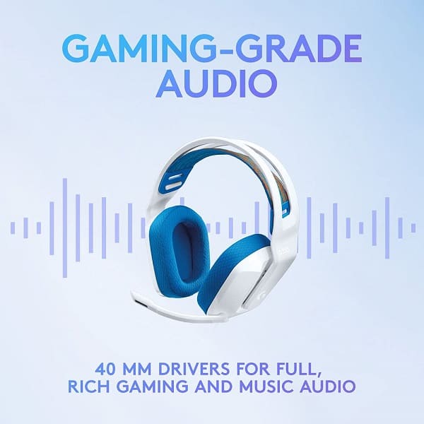 Logitech G335 Wired Gaming Headset White