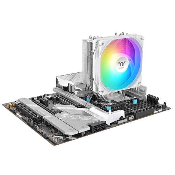 Thermaltake UX400 ARGB Snow Sync CPU Air Cooler (White)