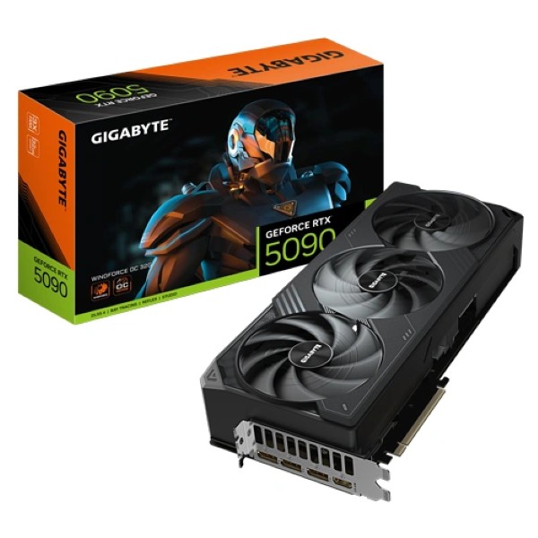 Gigabyte RTX 5090 Windforce OC 32GB GDDR7 Graphics Card