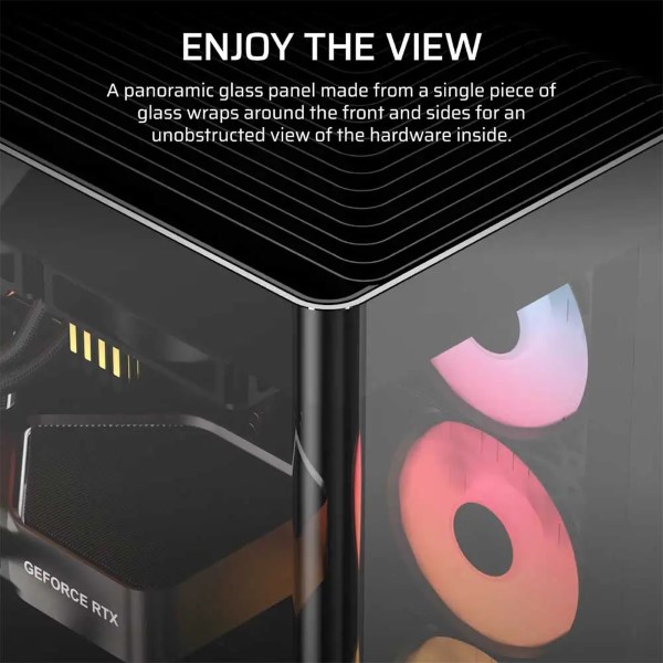 Corsair Frame 4500X RS-R ARGB Panoramic Glass Mid-Tower E-ATX Cabinet Black
