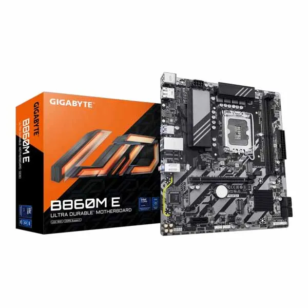 Gigabyte B860M E Ddr5 Intel LGA1851 M-Atx Motherboard
