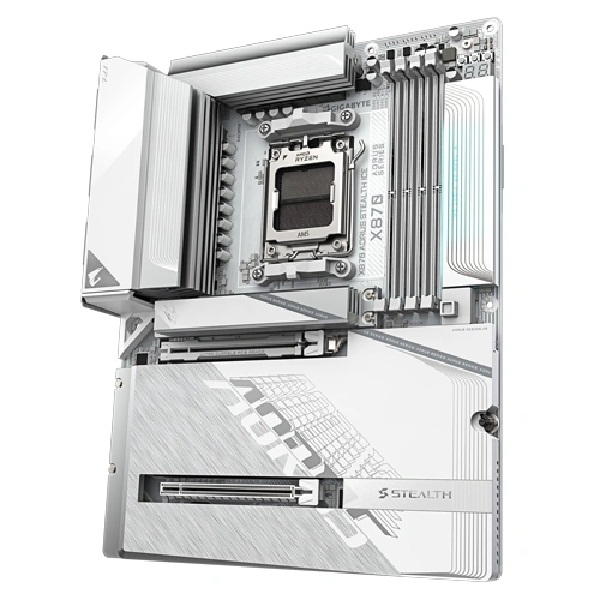 Gigabyte X870 Aorus Stealth Ice WiFi7 ATX AMD AM5 Gaming Motherboard