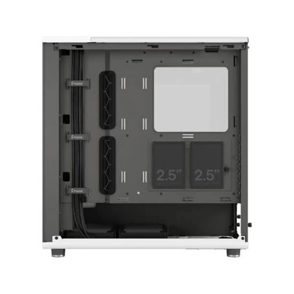 Fractal Design North Chalk TG Mid-Tower ATX Gaming Cabinet (White)