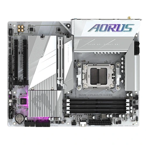 Gigabyte B650E   AORUS ELITE X AX ICE AMD AM5 DDR5 ATX Motherboard