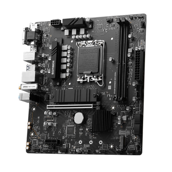 MSI B760M Bomber Wifi DDR4 Intel LGA1700 M-ATX Motherboard