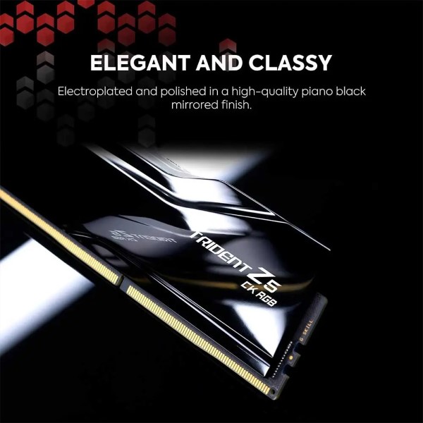 GSkill Trident Z5 CK RGB 48GB (24GB X 2) 8200mhz DDR5 CL40 Desktop Memory (Mirror Black)
