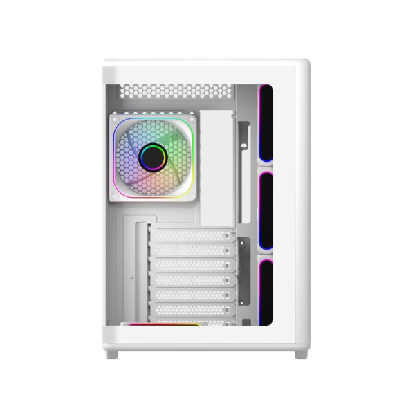 Cooler master Elite 600 ARGB White ATX Mid Tower Cabinet (White)
