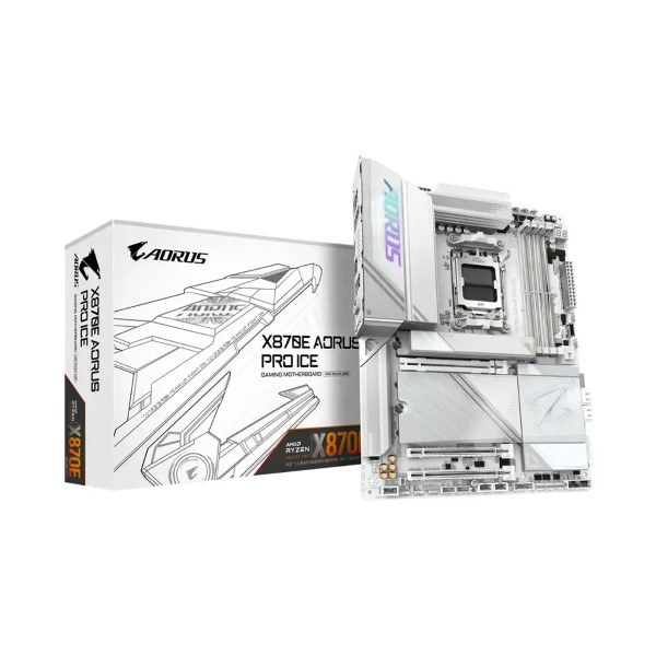 Gigabyte X870E Aorus Pro ICE WiFi AMD AM5 ATX Motherboard