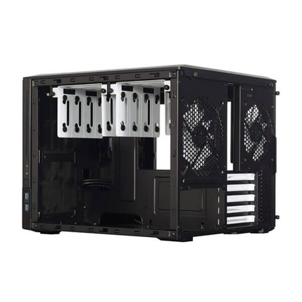 Fractal Design Node 804 Window Micro-ATX Mid Tower Cabinet (Black)