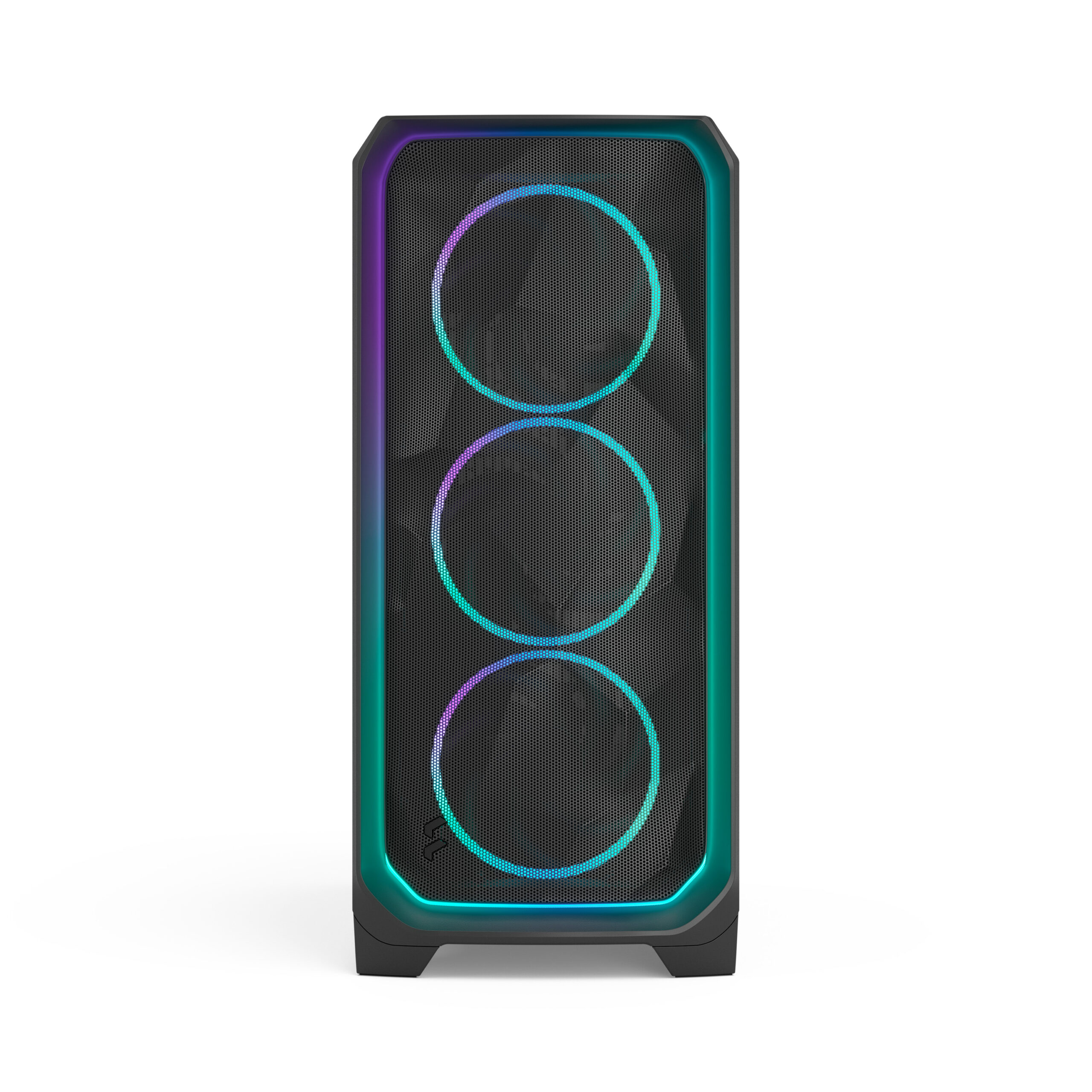 Fractal design Meshify 3 Ambience Pro RGB Black TG Light Tint E-ATX Mid Tower Pc Cabinet